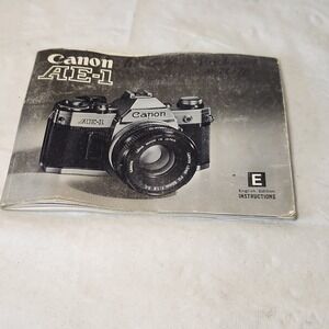 Canon AE-1 AE1 35mm FILM camera instruction owner's manual guide vintage